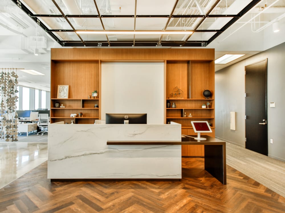 Evolus office reception, Newport Beach